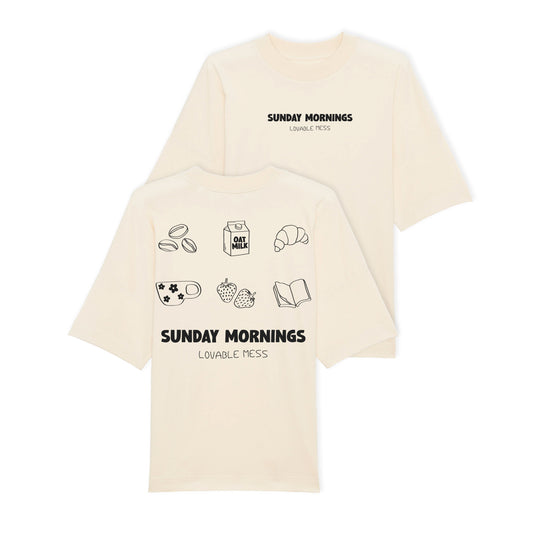 Sunday Mornings Naturell T-shirt