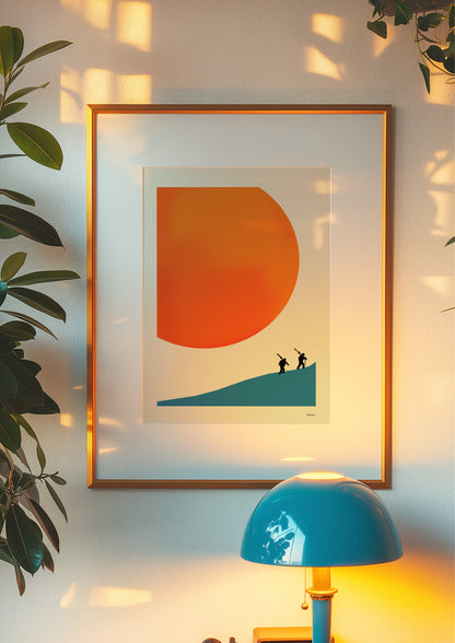 Sunset hike Poster