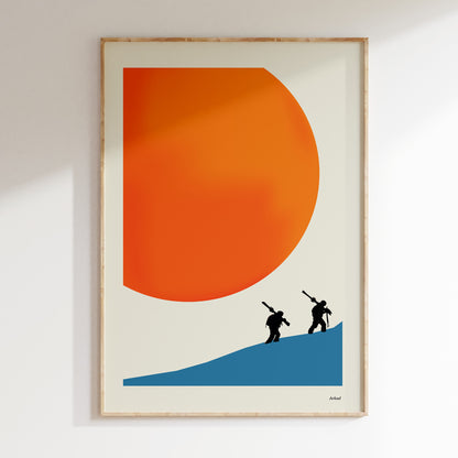 Sunset hike Poster