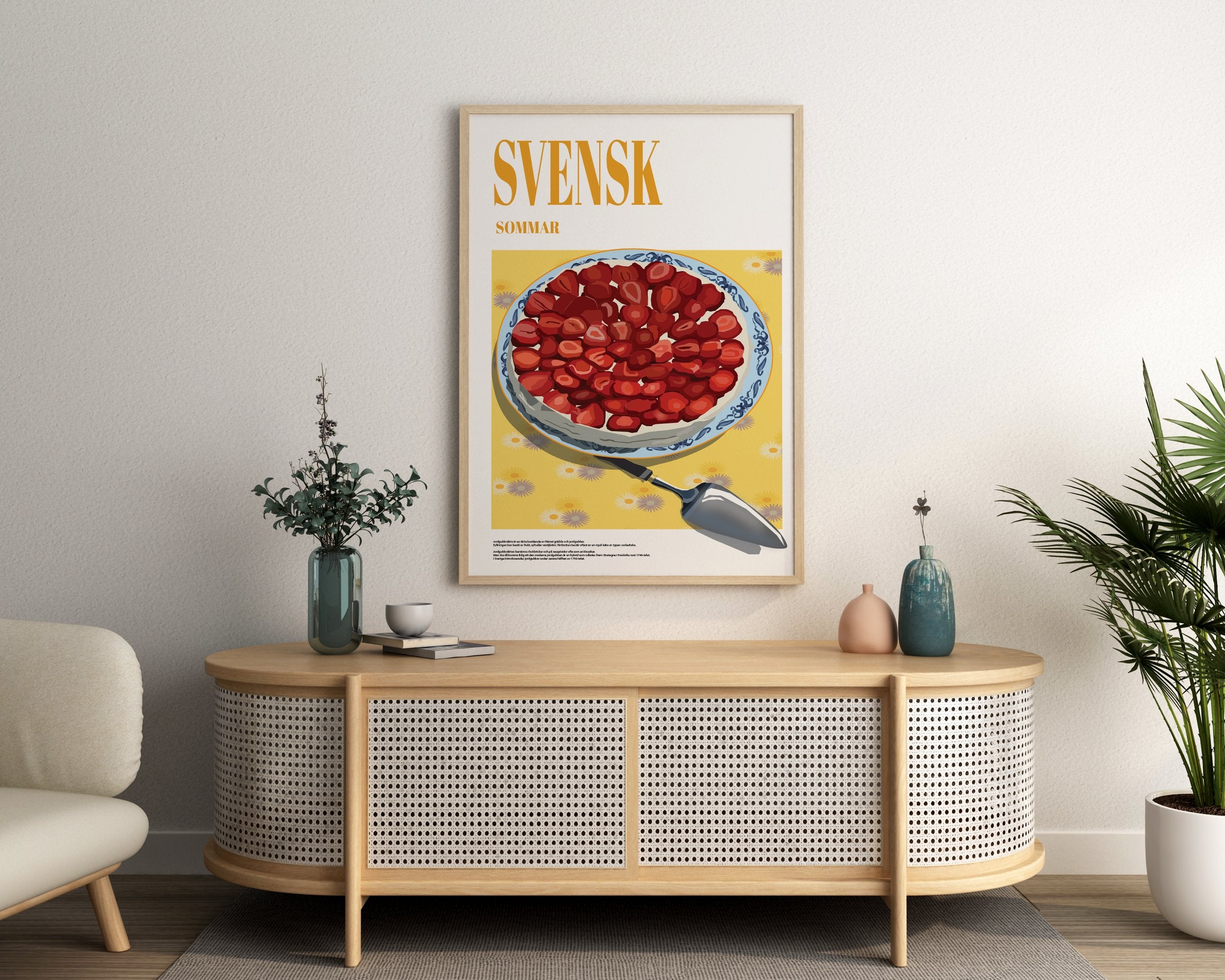 Svensk Sommar Poster By Arksel Cay Collective Svensk Sommar Poster By Arksel Cay Collective
