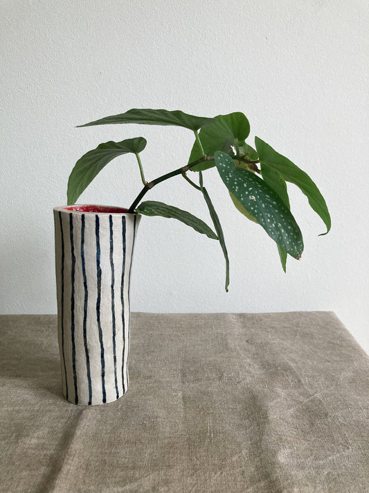 Striped vase / carafe